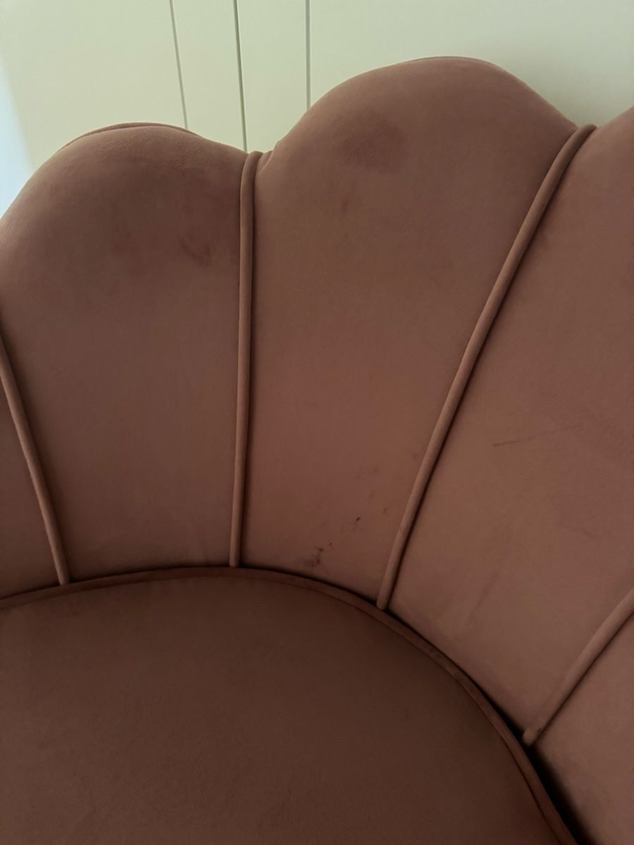 Poltrone: Sessel rosa Muschelform Samt gepolstert  – Usato da Zürich venduto da milenaxx 6