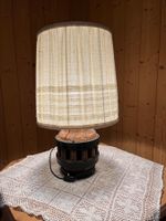 Lampe auf Holzradnabe