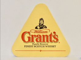 Bierdeckel GRANT'S SCOTCH WHISKY Untersetzer Vintage Rarität