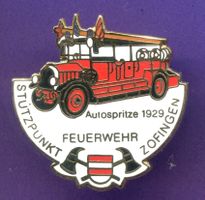 Feuerwehrauto  Autospritze 1929  Zofingen