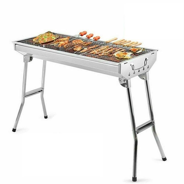 BBQ Edelstahl Holzkohlegrill klappbar Outdoor Camping Grill Kaufen
