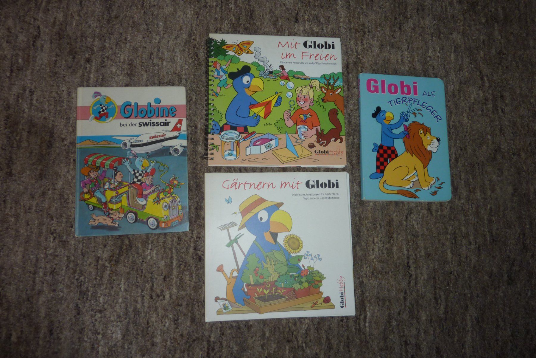Comics: Globi, Bücher, Lot 4 Ex. – Gebraucht aus Lausen von akira003