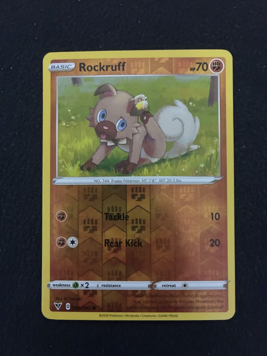 Pokémon Carte collezionabili: VIVID VOLTAGE # 94 ROCKRUFF – Nuovo (secondo la descrizione) da Taverne venduto da nad02026