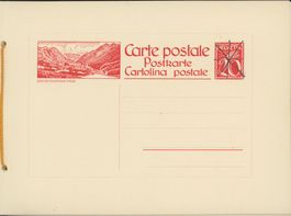 1924 - Ganzsache - Probe Geschenkheft - Bildpostkarte