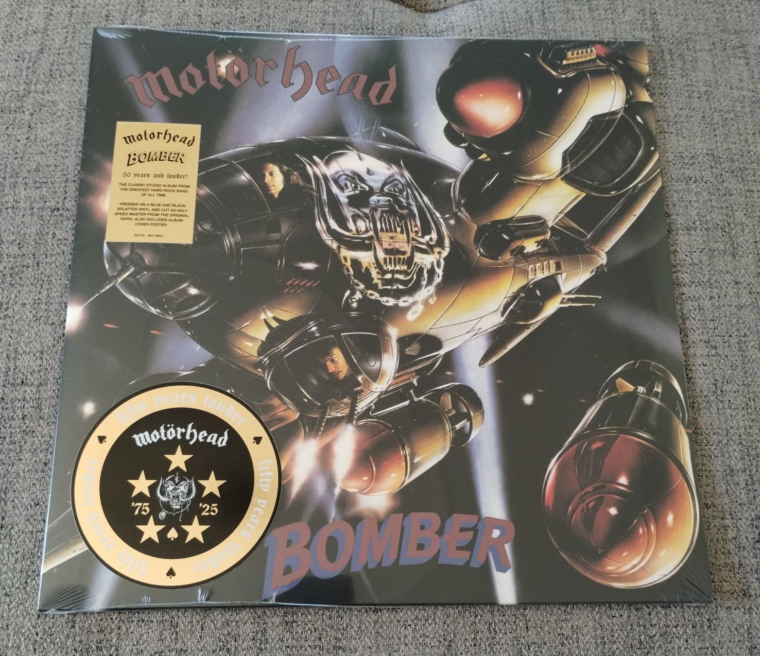 Dischi in vinile: Motorhead "Bomber" 50th Anniversaire – Nuovo e nell'imballaggio originale da Lausanne venduto da Martinucci