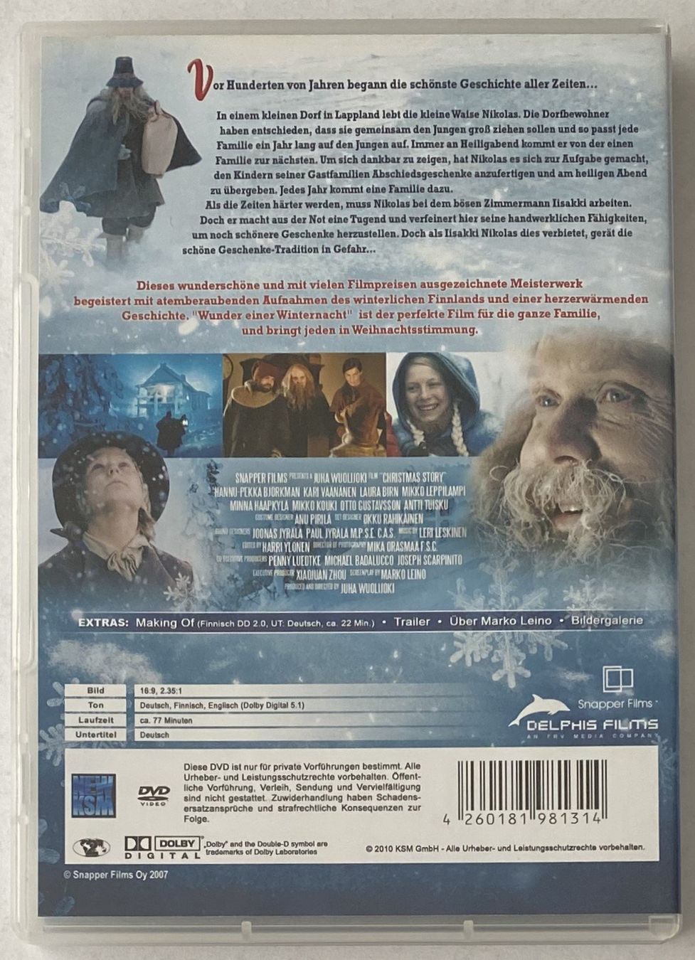 Tutti i DVDs: Wunder einer Winternacht, Die Weihnachtsgeschichte – Usato da Flums venduto da Asquillo 1