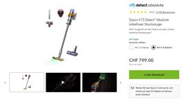 Dyson Detect V15 absolute GOLD Edition