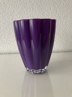 Blumenvase aus Glas, Höhe 17 cm, Durchmesser 14 cm