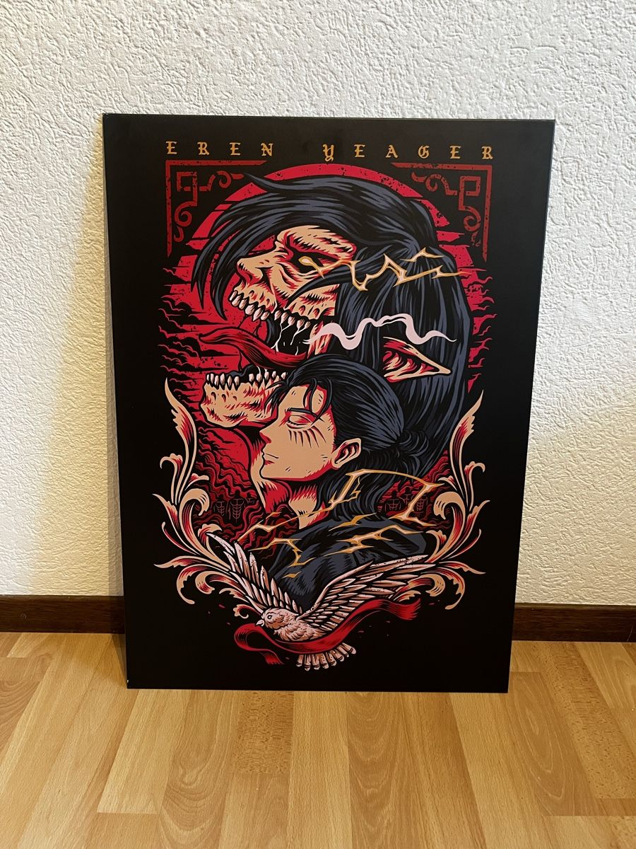Foto & Immagini: Displate Metal Poster, Eren Jäger – Usato da Mitlödi venduto da aaron_h