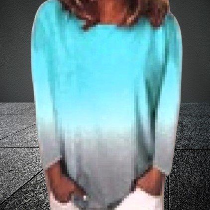 🌈 Langarmshirt in Regenbogen-Optik 🩵💫