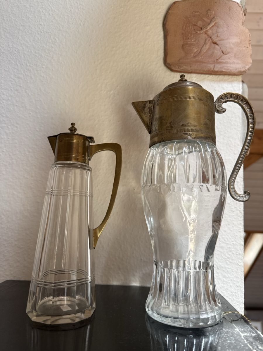 Caraffe: 2 antike Karaffen top Zustand – Usato da Basel venduto da Joshy03