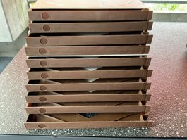 10 ReVox Archivcassetten mit Braunen Deckel