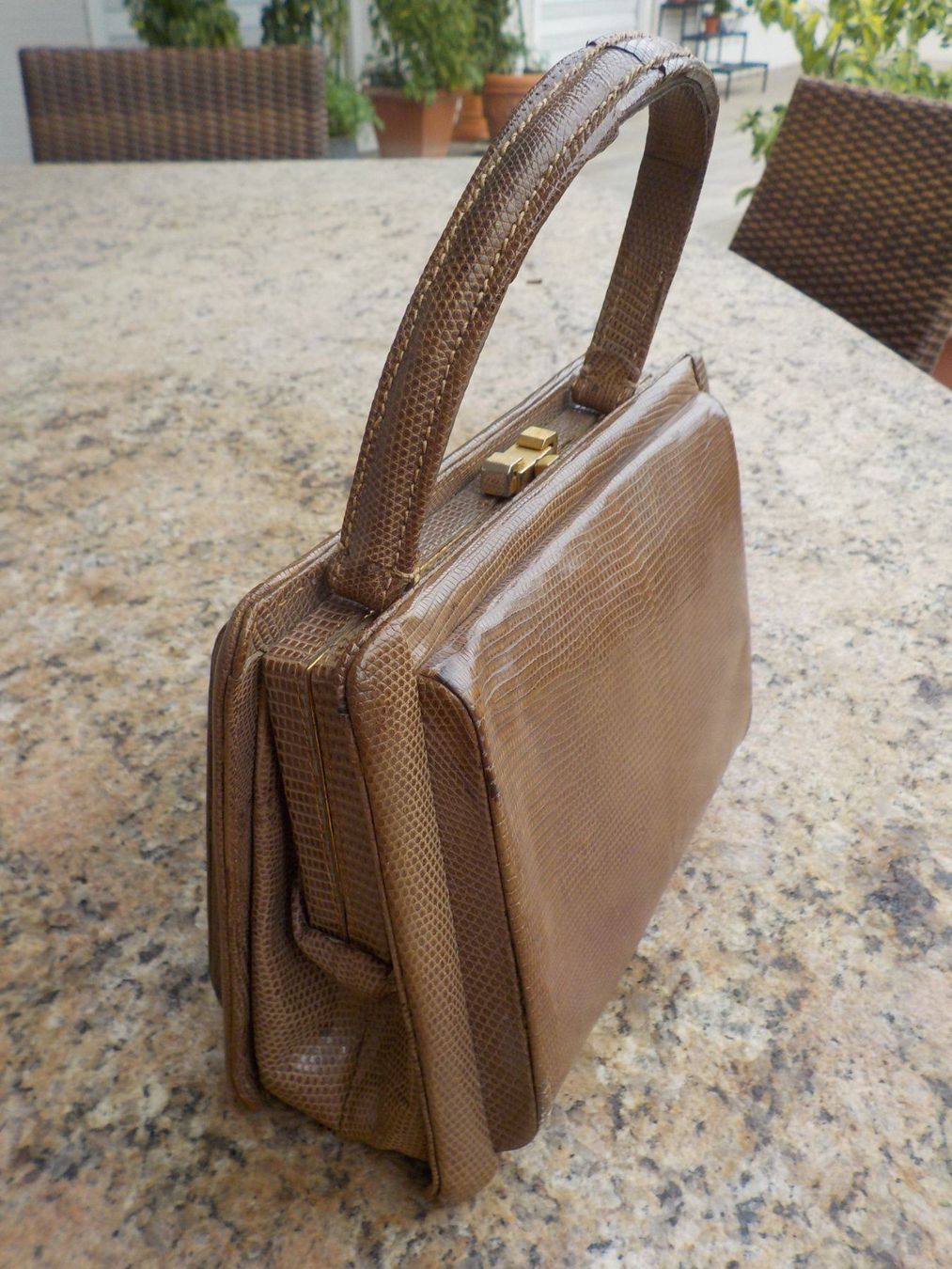 Borse da donna: Handtasche Echse 1950er – Usato da Mörschwil venduto da wunderkiste44 5