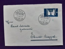 Brief  BASEL Sonderstempel  "westfälischer Friede" 5.3.48