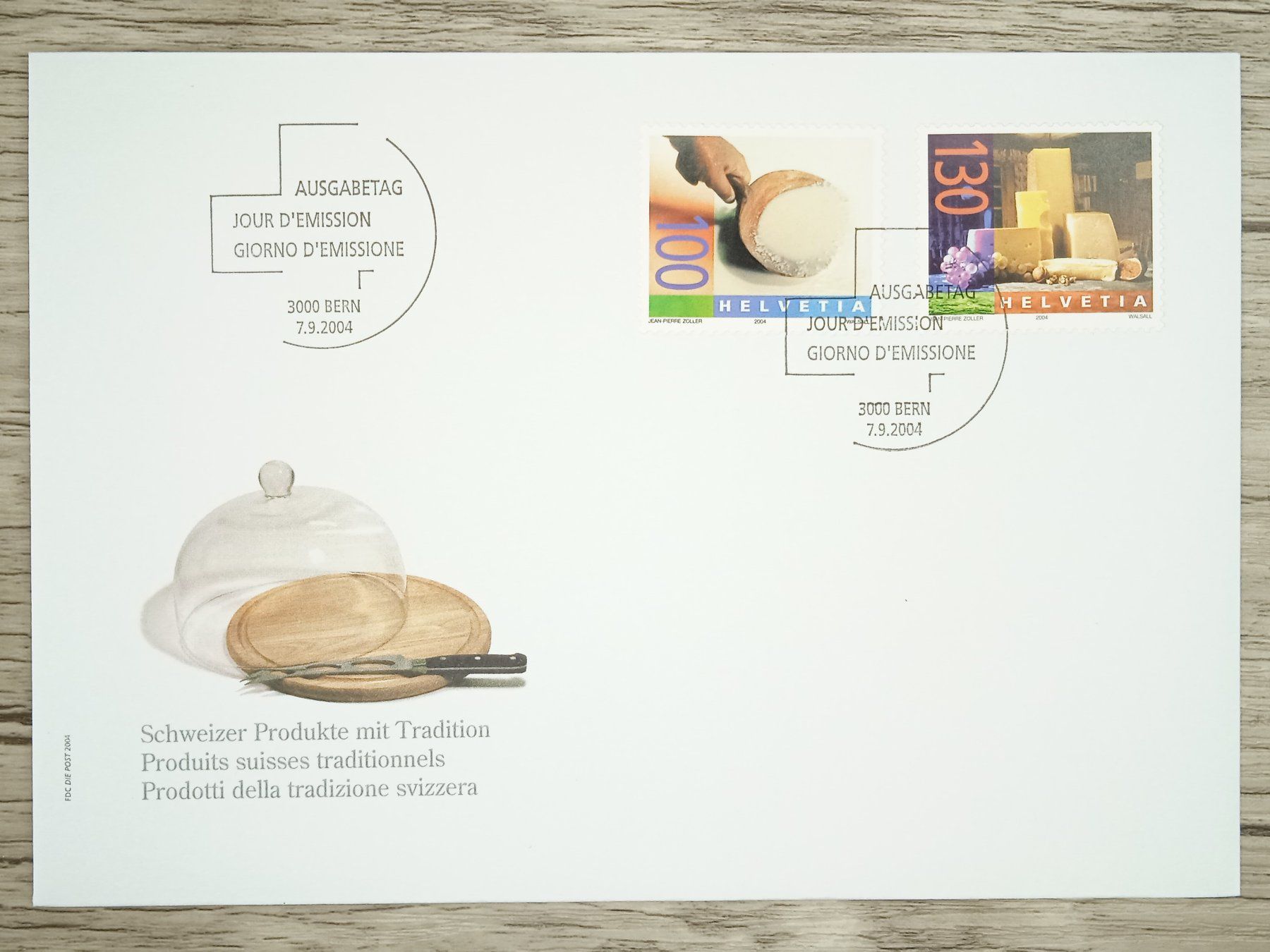 Tutti i francobolli: TR07 Enveloppe + Timbre Suisse 2004 – Usato da Cousset venduto da Patrick_Collections