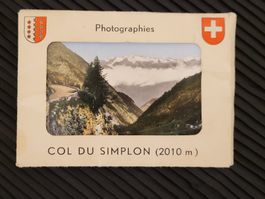 Set Ansichtskarten Simplonpass diverse Motive 