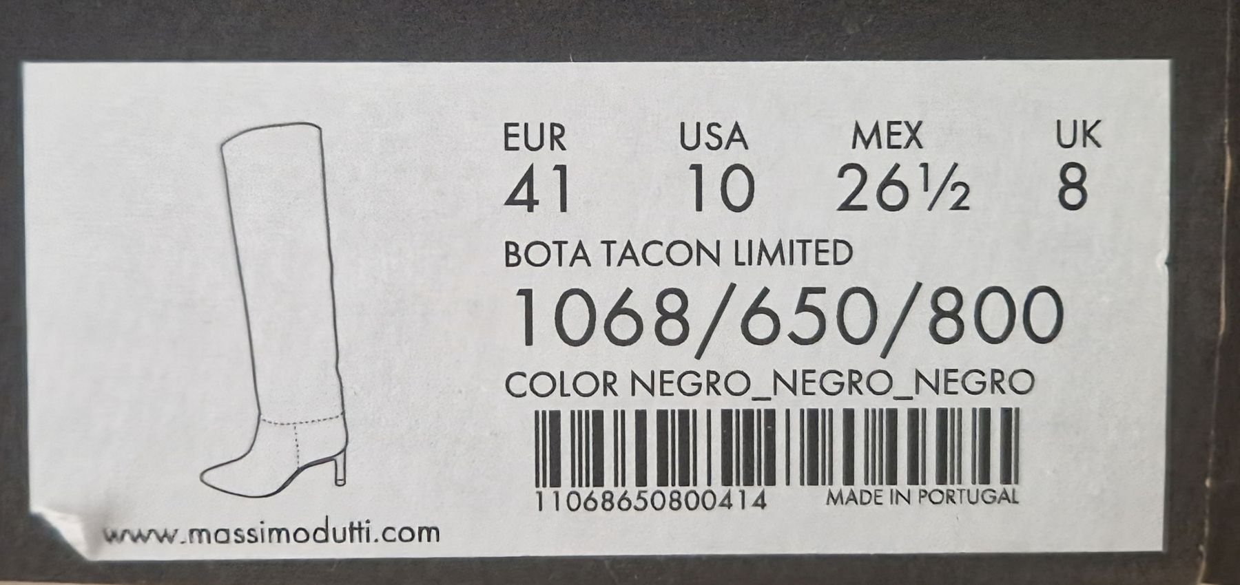 Massimo Dutti Scarpe da donna: NEU! Massimo Dutti Stiefel Gr. 41 – Nuovo e nell'imballaggio originale da Horgen venduto da akkohappyshopping 9