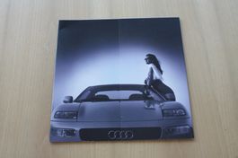 Audi Quattro Spyder Studie Modell Prospekt