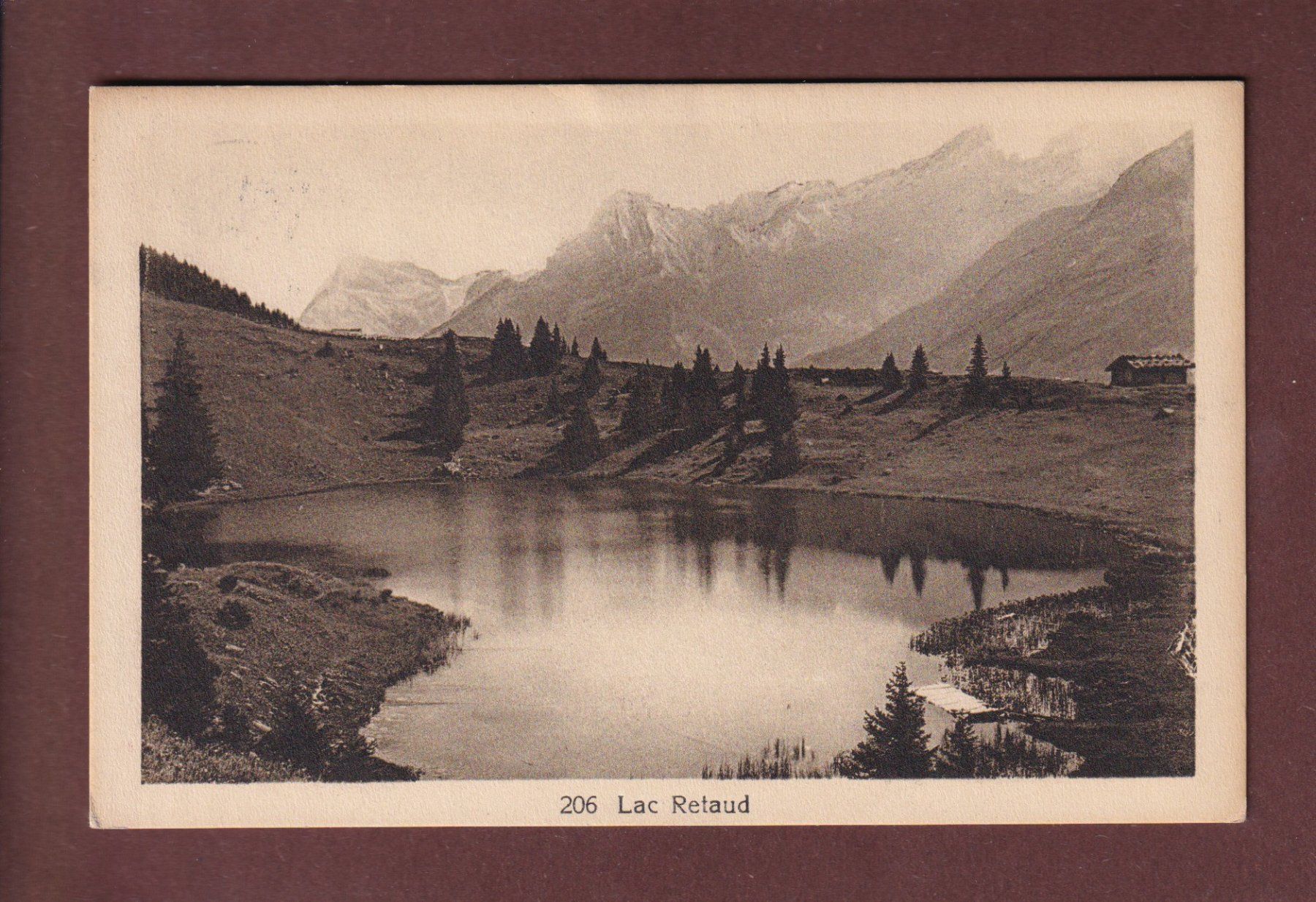 Ansichtskarten: LAC RETAUD - 1919 – Gebraucht aus Pully von nicecards-shop