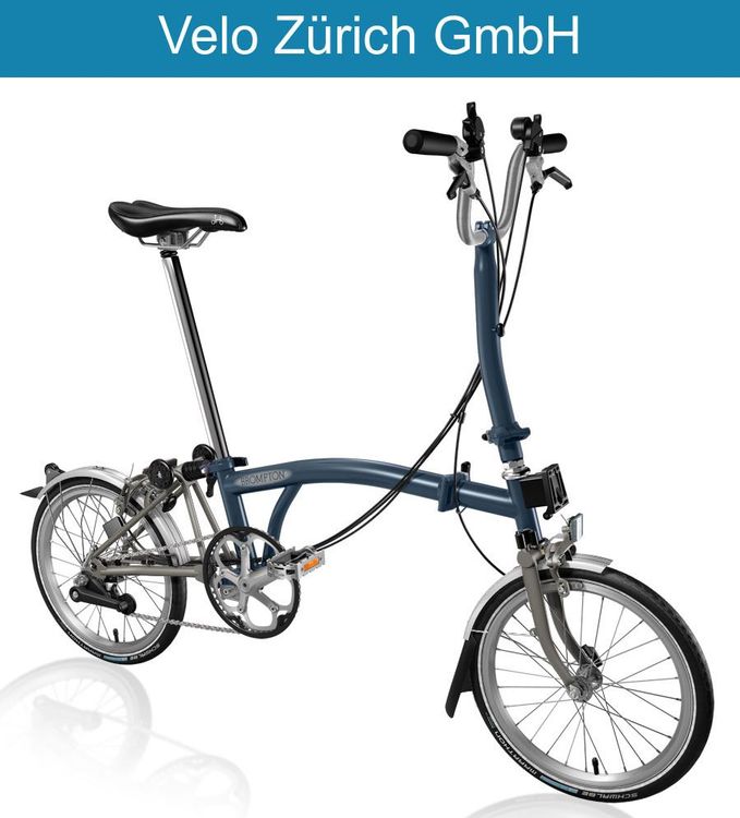 Faltvelo Brompton M Lenker 3 Gang Kaufen auf Ricardo