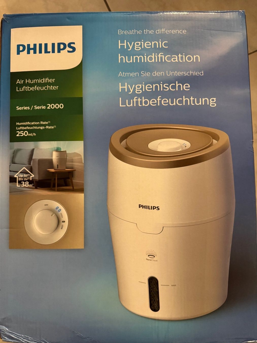 Philips Umidificatori d'aria: Luftbefeuchter - Philips HU4811/10 - neu u. originalverpackt – Nuovo e nell'imballaggio originale da Oberwallis venduto da Shopwallis