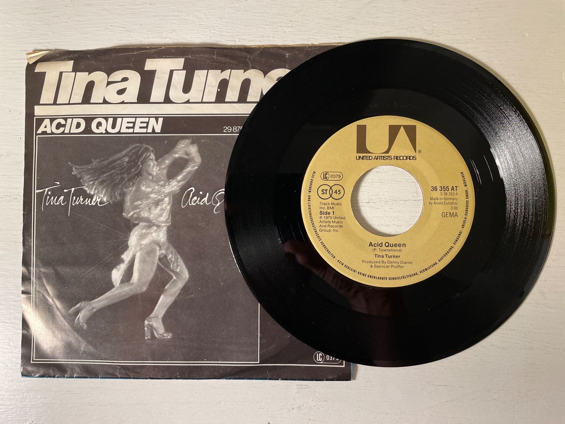 Dischi in vinile: Tina Turner - Acid Queen - 7" Single, 1975 – Usato da Zürich venduto da Andy_t71 1