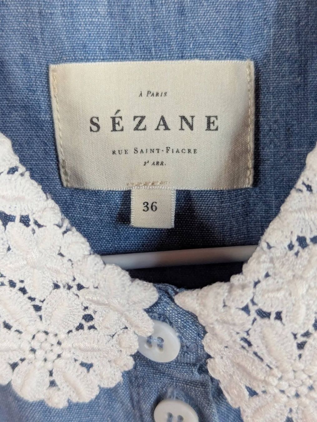 Sezane Vestiti: Sezane chambray dress – Nuovo (secondo la descrizione) da Altendorf venduto da jak_lkk8 2