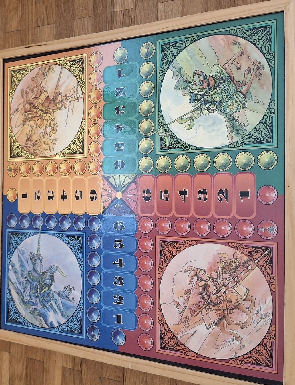 Giochi: Vintage Knights Board Game, Medieval Theme, 4 Player – Usato da Genève venduto da alberts_reisons