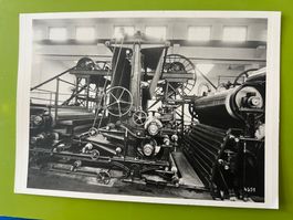 HISTORISCHE PAPIERMASCHINE STEIGPRESSE VON BISCHOFSZELL