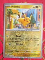 Pikachu - Pokemon Reverse Holo Paldean Fates