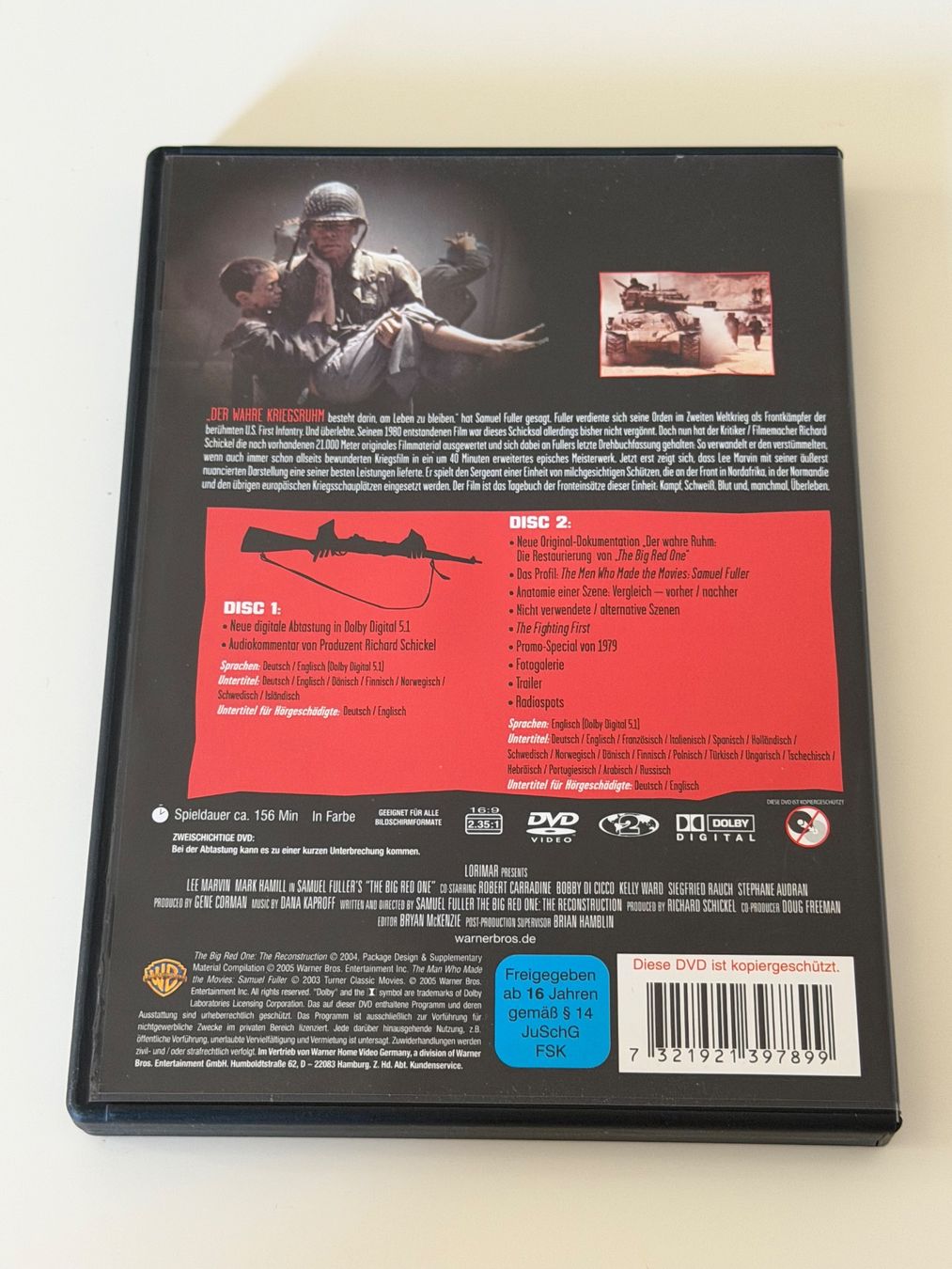 Tutti i DVDs: The Big Red One Reconstruction DVD Special Edition 2 Disc – Usato da Altstätten SG venduto da sheamus 1