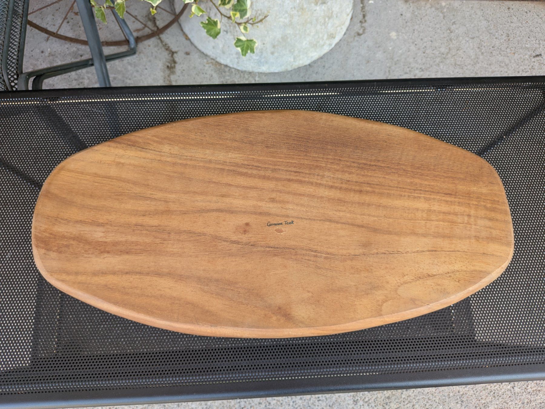Servierplatten: Genuine Teak Holzplatte – Gebraucht aus Emmen von magelan 3