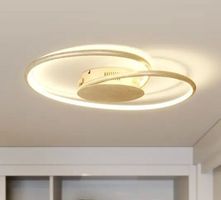 AKTION Lindby Joline LED-Deckenleuchte, gold, 45 cm