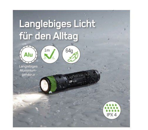 Lampen: GP Discovery Taschenlampe C31, 30-100lm – Neu und originalverpackt aus Bassersdorf von COOL-AG 7