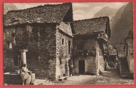 Sonogno im Valle Verzasca - Ufficio postale - ca. 1945