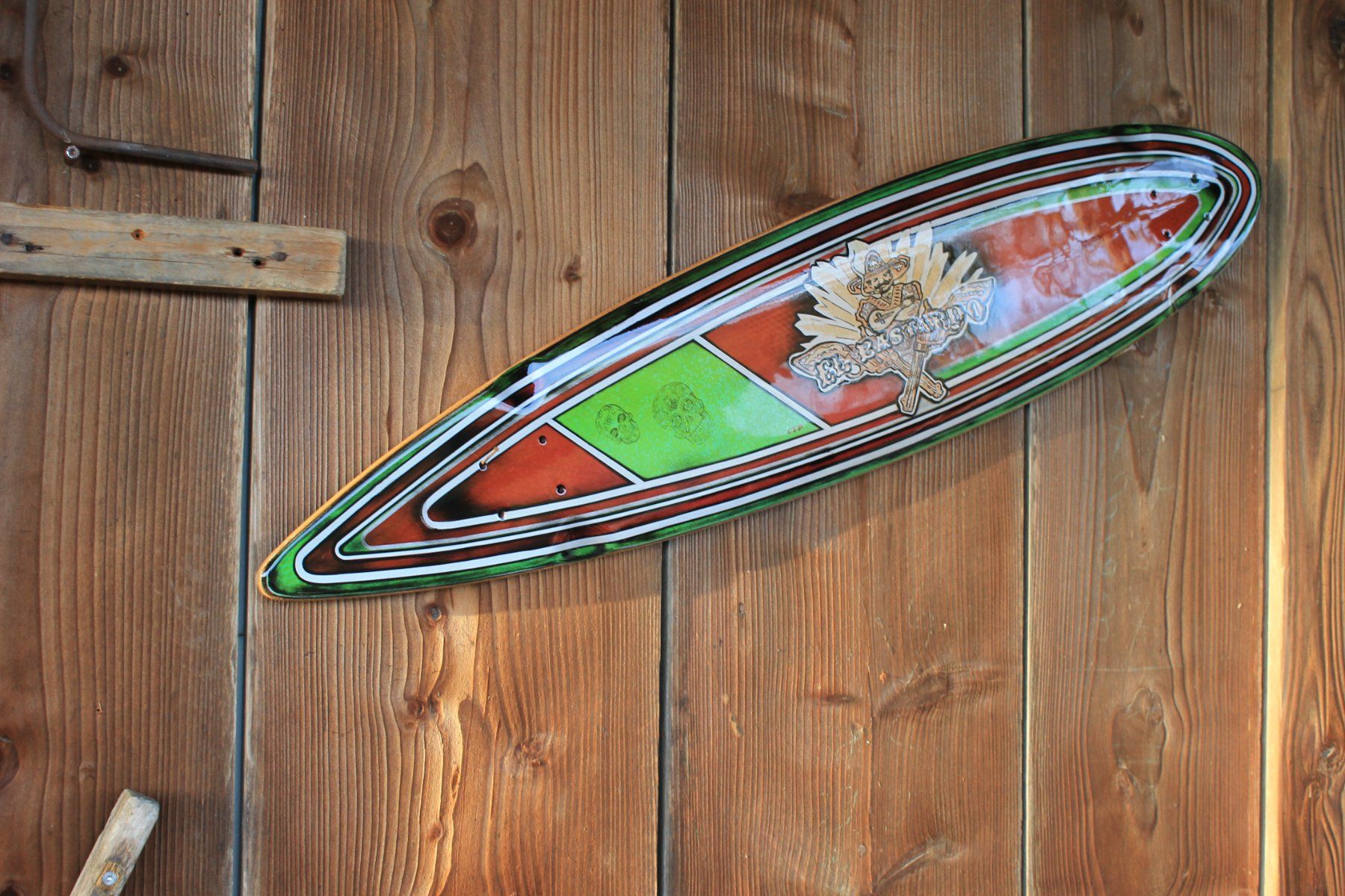Skateboards: "EL BASTARDO" Skateboard Longboard Deck, Unikat Handmade – Usato da Willisau venduto da Pzm81 7