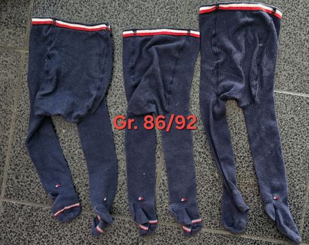3 Strumpfhosen Tommy Hilfiger dunkelblau Grösse 86/92