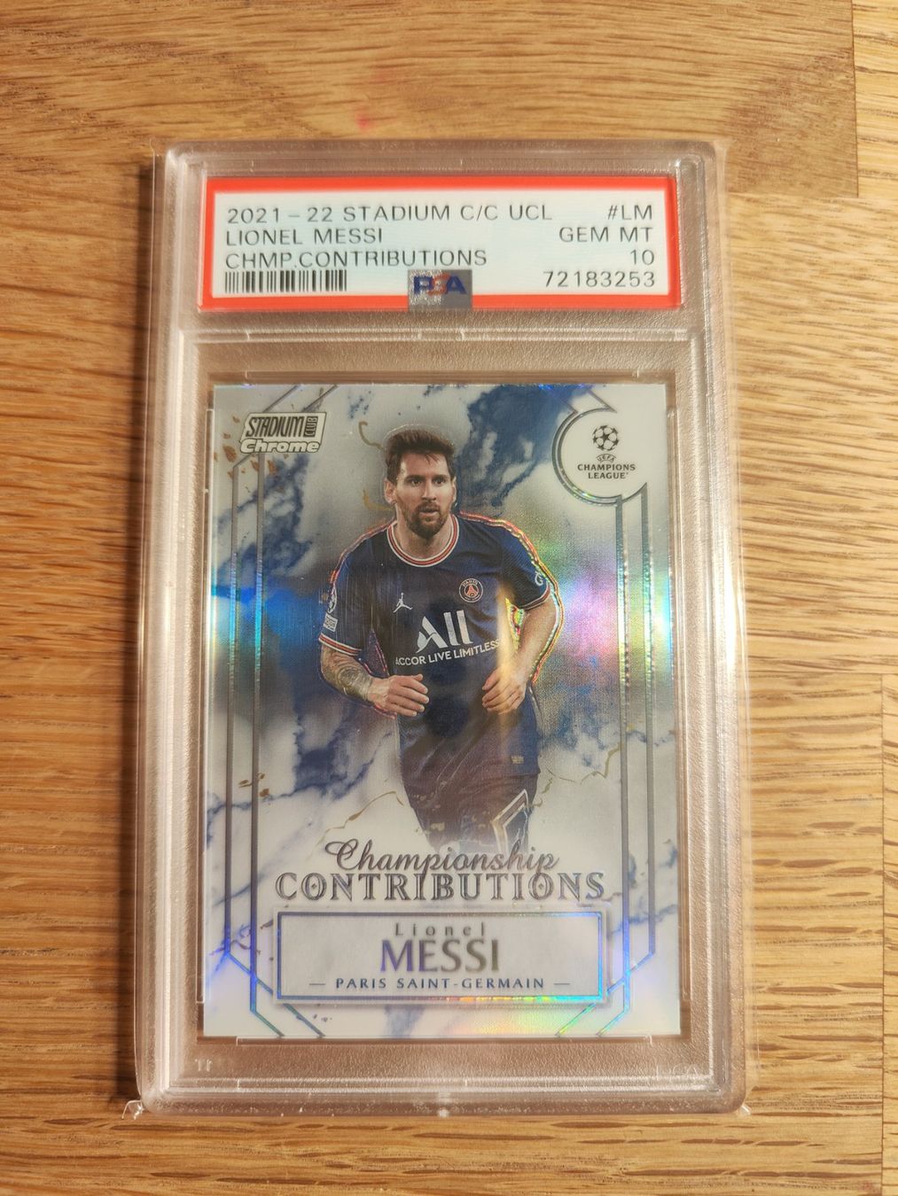 Topps Sammelbilder & Trading cards: Topps Lionel Messi Contributions PSA 10 – Gebraucht aus Lützelflüh-Goldb von