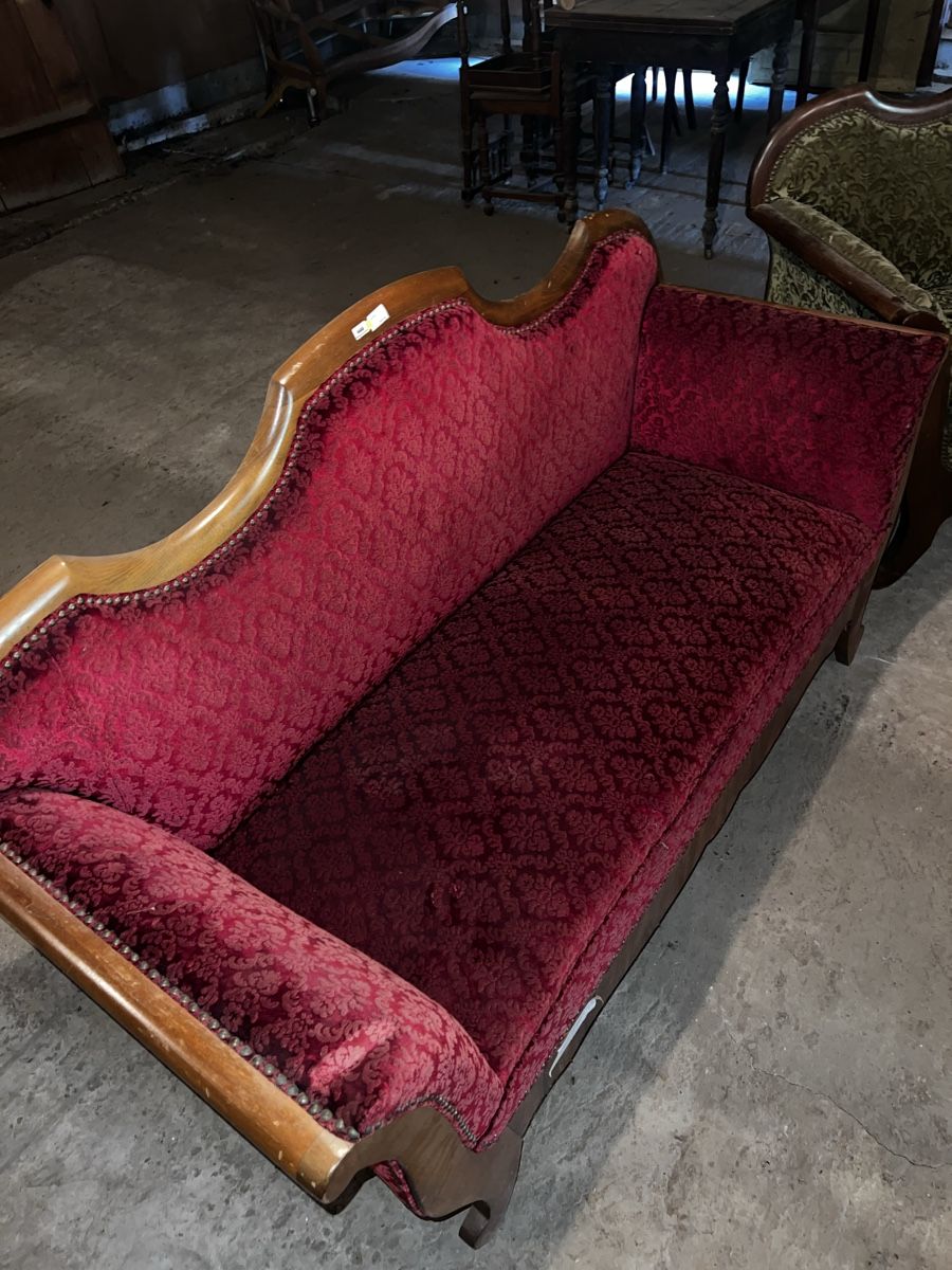 Divani: Antikes Sofa rot Samt  – Usato da Ueberstorf venduto da lorena... 1