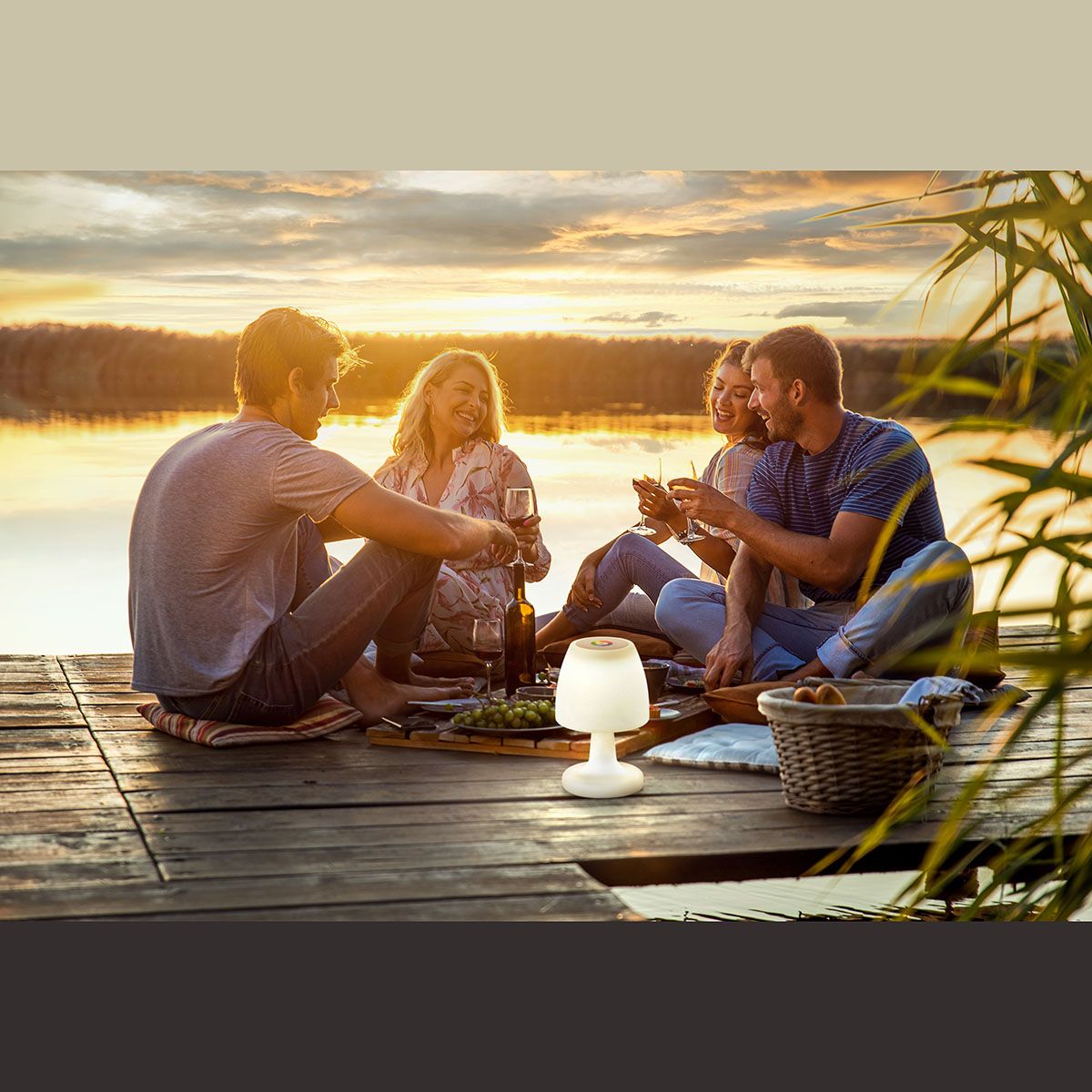 Lampade: LED Aussen Tischleuchte, Sensordimmer – Nuovo (secondo la descrizione) da Kreuzlingen venduto da Smart-Light 2