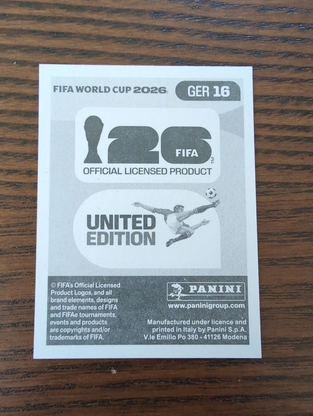 Panini Carte collezionabili: Ger 16 panini wm sticker 26 serge gnabry – Nuovo (secondo la descrizione) da Zürich venduto da Rolup 1