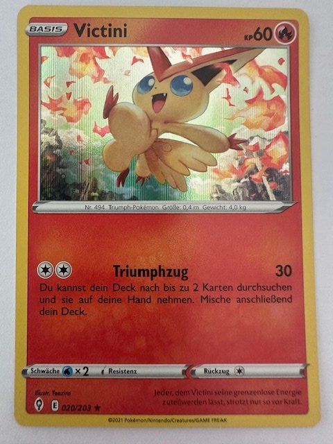 Pokémon Carte collezionabili: Victini - Holo - Pokemon – Nuovo (secondo la descrizione) da Nussbaumen AG venduto da Pika-Shop