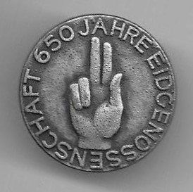 Spille & Fermagli: Abzeichen 650 JAHRE EIDGENOSSENSCHAFT 1941 – Usato da Nidau venduto da Polebloe