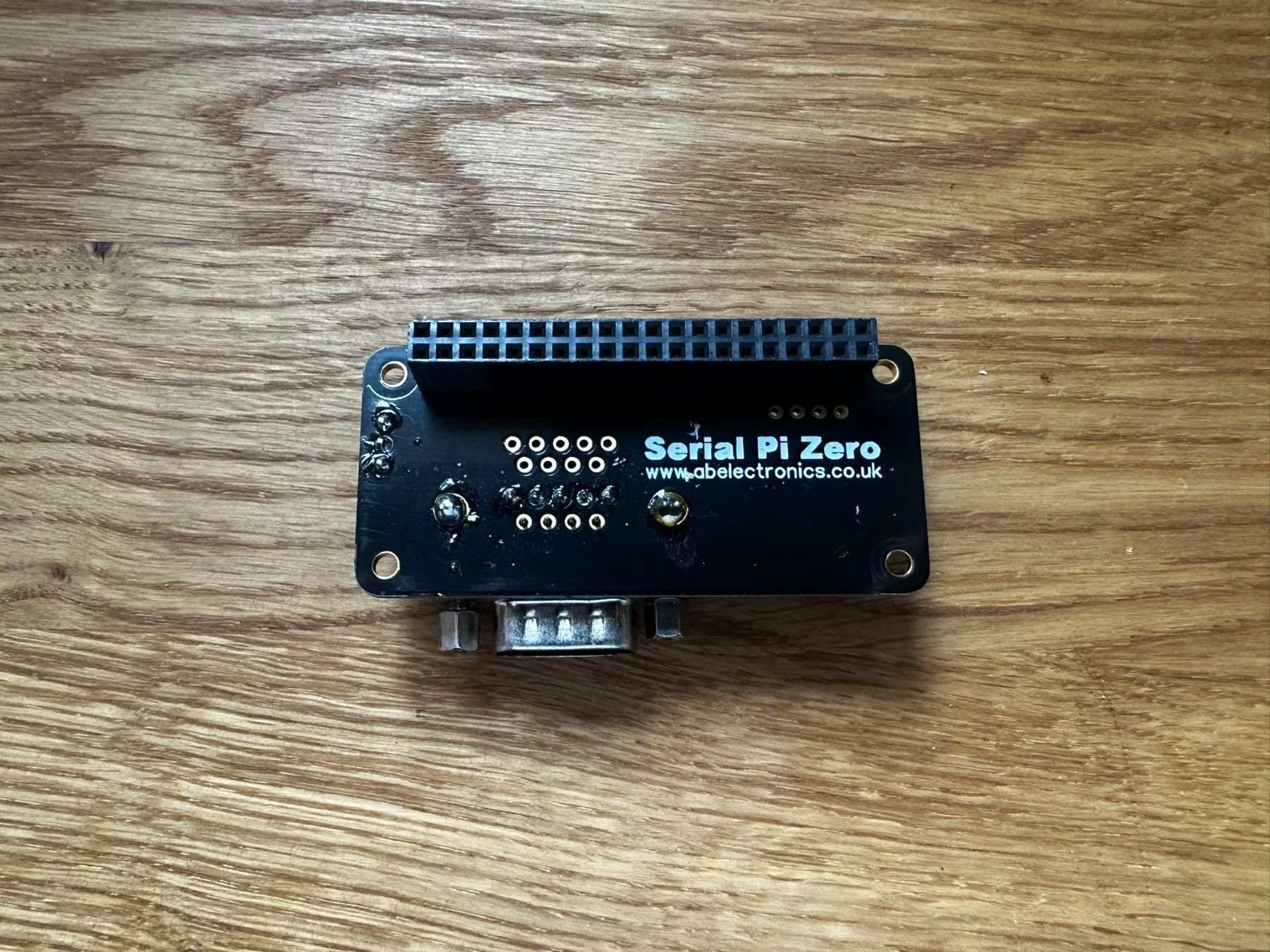 Raspberry Pi Elektronikbauteile: AB Electronics Serial Pi Zero – RS232 DB9 Raspberry Pi – Gebraucht aus Onnens FR von grospatapouf