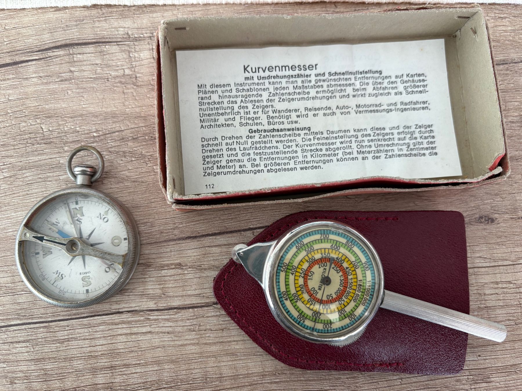 Altri elettrodomestici e apparecchi d’epoca: Kurvenmesser und Compass – Usato da Schübelbach venduto da S1CH