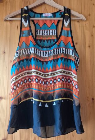Tanktop transparent, Gr. M-L