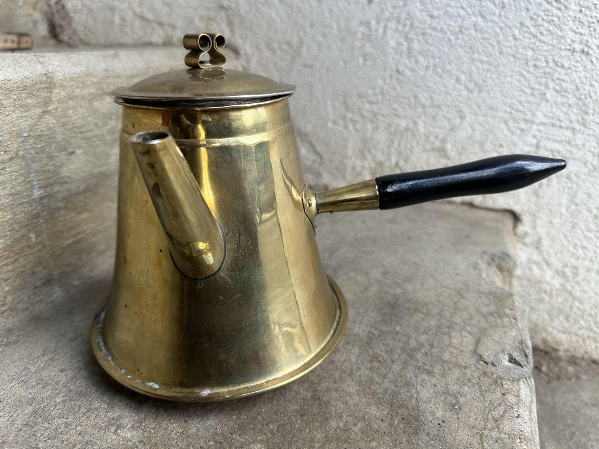 Bollitori: Kaffee kanne tee pfanne kocher messing – Usato da Reinach AG venduto da rares75