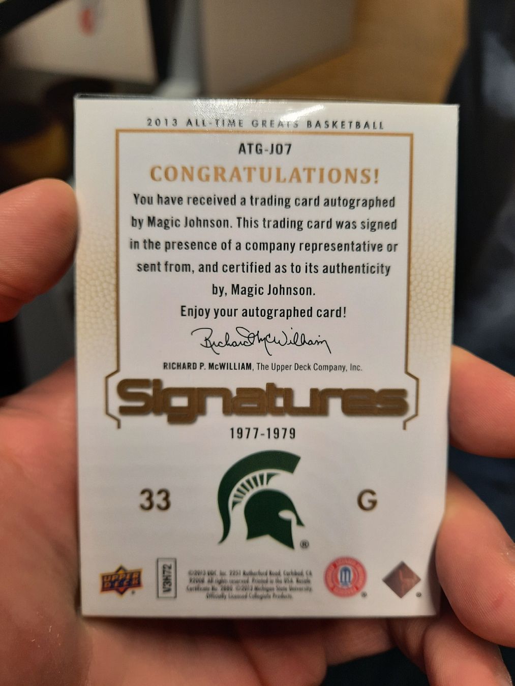 Nba Carte collezionabili: All time greats Magic Johnson autograph on Card – Nuovo (secondo la descrizione) da Bern venduto da GoodGames 1