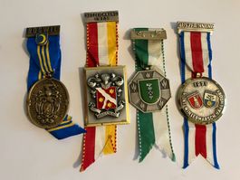 4 Schweizer Medaillen