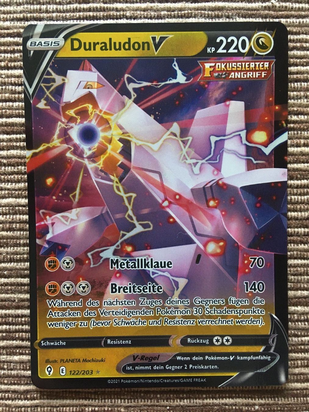 Pokémon Carte collezionabili: Pokemon Duraludon V Drachenwandel deutsch – Nuovo (secondo la descrizione) da Wabern venduto da Collectfun